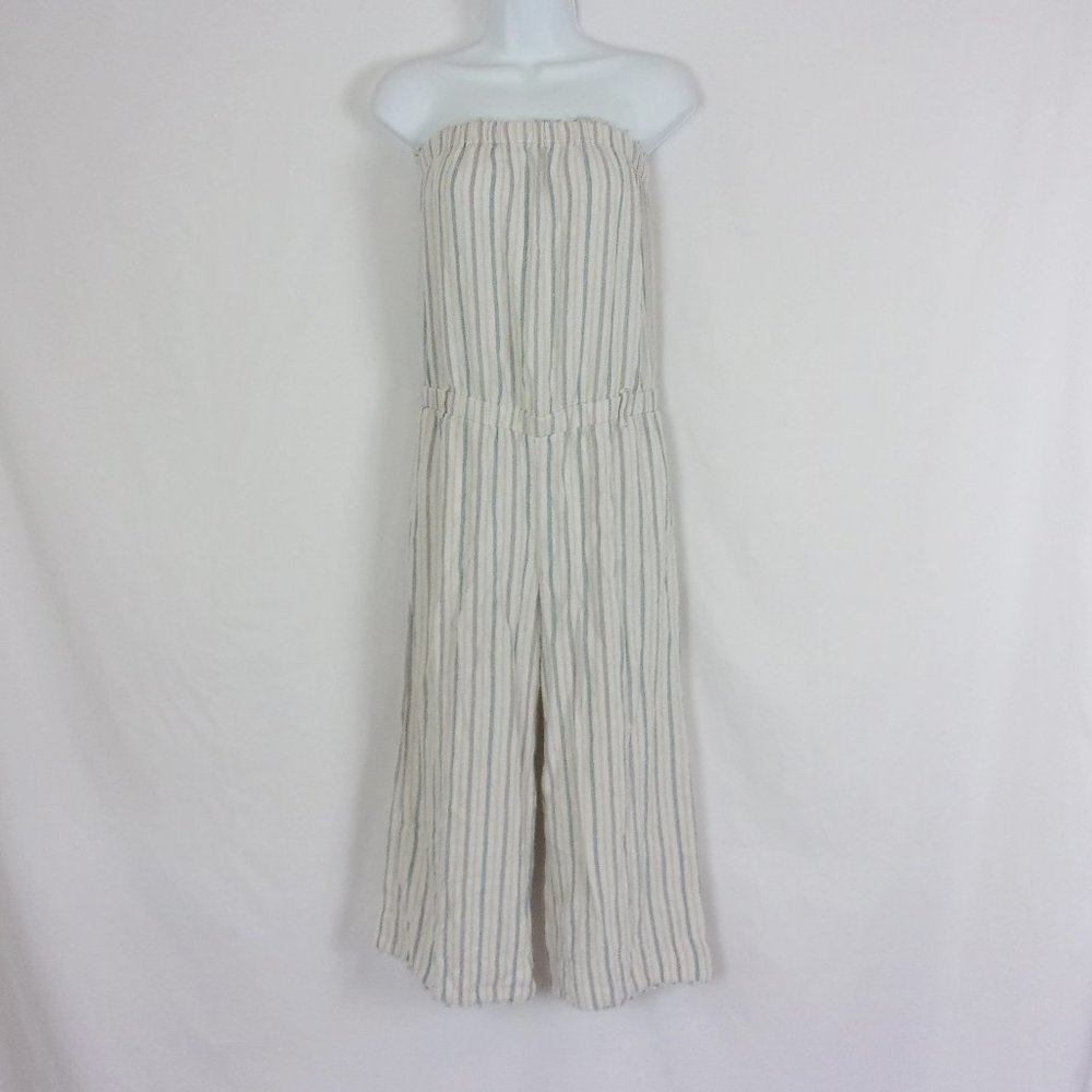 Cloth & Stone Strapless Jumpsuit Linen Blend